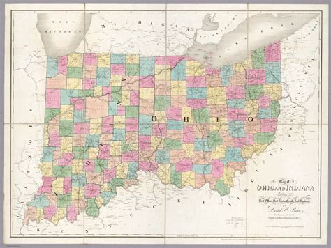 Indiana And Ohio County Map | Images and Photos finder