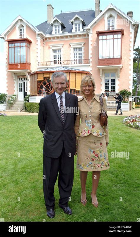 LVMH CEO, Bernard Arnault and his wife Helene Mercier Arnault pose in ...