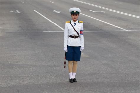 North Korea - Traffic girl | Traffic girl at the crossroad i… | Flickr