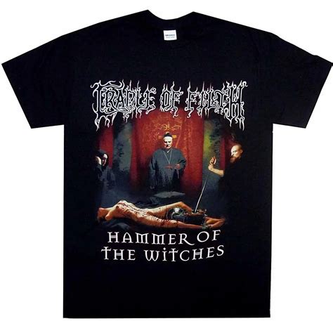 Cradle Of Filth Inquisitional Torture Shirt S M L XL Oficl Metal Hip Hop Clothing Cotton Short ...