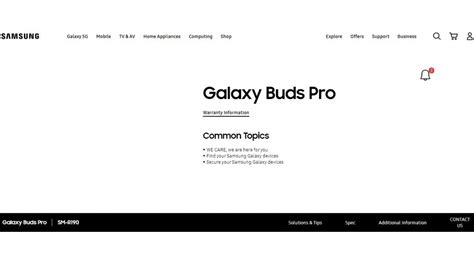 Samsung Galaxy Buds Pro spotted on official site ahead of launch | Technology News - The Indian ...