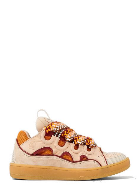 Lanvin - Curb Sneakers in Orange Lanvin