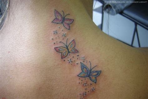 63 Beautiful Neck Butterfly Tattoos