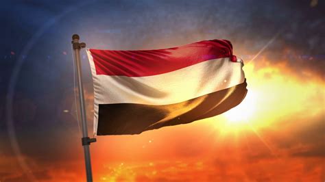 🔥 Download Yemen Flag Backlit At Beautiful Sunrise Loop Slow Motion 4k ...