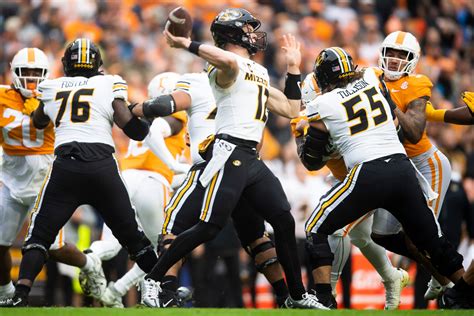 Missouri Tigers QB Brady Cook Offers Hope in Blowout Loss To Tennessee ...