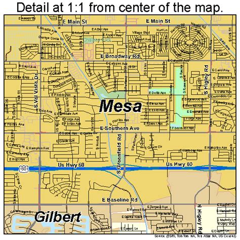 Printable Map Of Mesa Az - Printable Word Searches