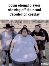 Doom eternal players showing off their cool Cacodemon cosplay - iFunny