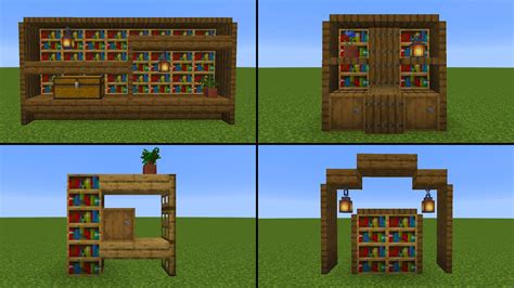 How To Make A Bookshelf In Minecraft