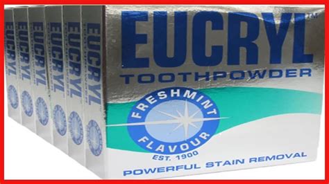 Eucryl Smokers Tooth Powder Freshmint Flavour (50g) - Pack of 6 - GPA ...