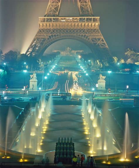 Eiffel Tower editorial photography. Image of lights, illuminated - 44075842