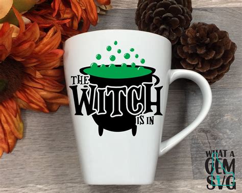 The Witch is in Door Hanger SVG Halloween SVG Halloween - Etsy