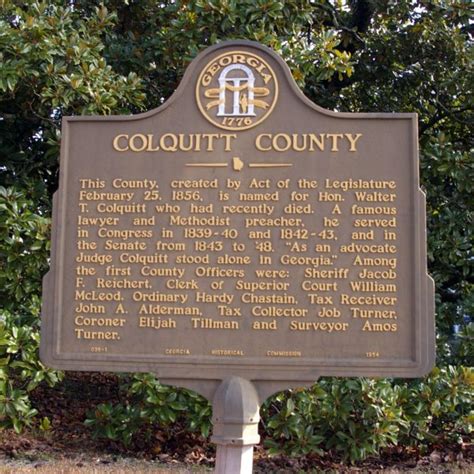 Colquitt County - Georgia Historical Society