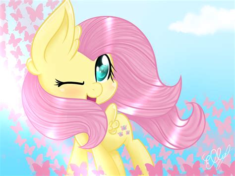 Chibi Fluttershy by EllaEllyLove on DeviantArt