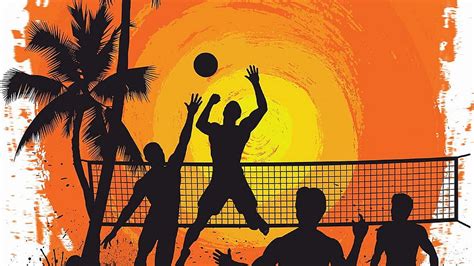 Full Volleyball, Volleyball Court HD wallpaper | Pxfuel