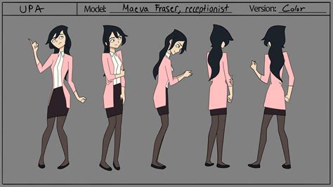 ArtStation - Receptionist UPA Character Design