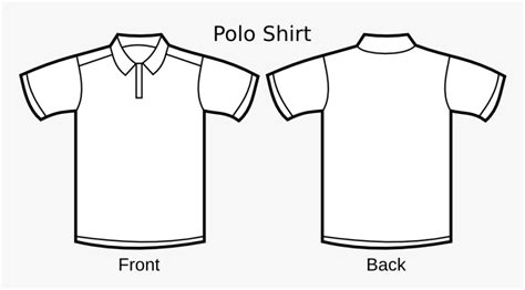 Clip Art Free Polo Download Clip - Polo Shirt Template Png, Transparent ...