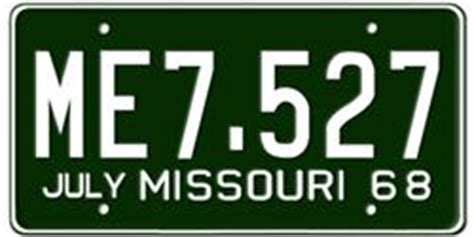 Missouri License Plates - LICENSEPLATES.TV