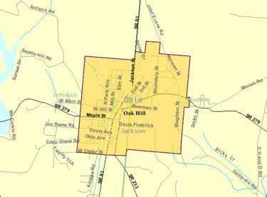 File:375px-Detailed map of Oak Hill, Ohio.png - WellWiki.org