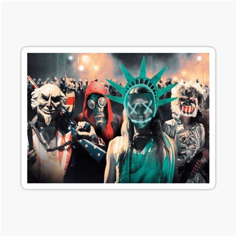 "The Purge Movie Poster" Sticker for Sale by kakeklegend | Redbubble