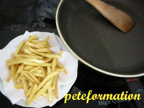 PeteFormation Foodie Adventure: How to Make Soggy and Soft Fun (French) Fries Crispy Again