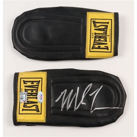 Mike Tyson Signed Pair of Vintage Sparring Boxing Gloves (PSA & Tyson ...