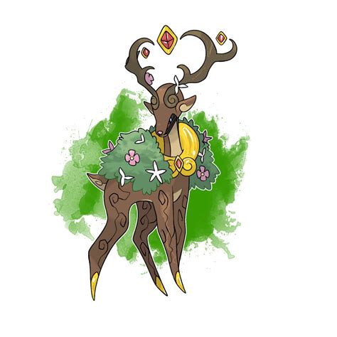 Fakemon Commission - Deer Legendary by DevilDman on DeviantArt