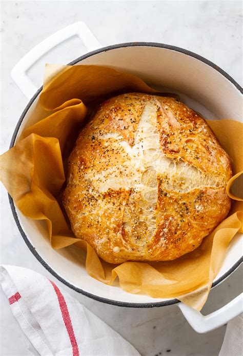 Dutch Oven Bread (Overnight Rise + No Knead) - The Simple Veganista