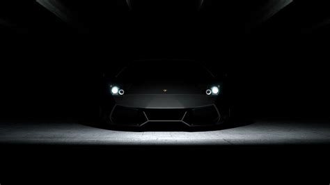 Black Sports Car in the Dark