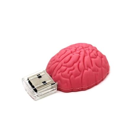 USB-minne nyckelring gåva snygg tecknad hjärna USB-minne mänskliga organ modell 64 GB 16 GB 32 ...