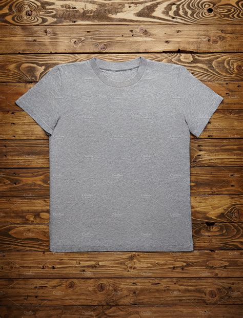 Blank grey tshirt mockup set containing tshirt, shirt, and t | Technology Stock Photos ...