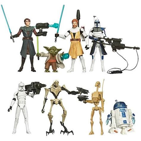 Star Wars Clone Wars Action Figures Wave 1