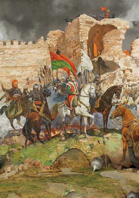 Final assault and the fall of Constantinople in 1453 Photograph by ...