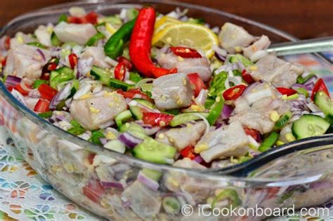 Kinilaw Recipe | PanlasangPinoyRecipes | Pinterest | Vinegar, Filipino and Fish