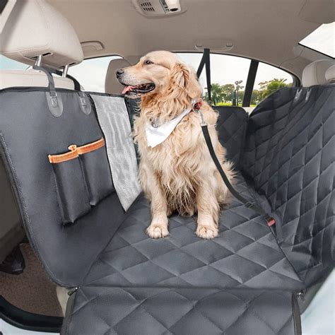 Amazon.com: Dog Car Seat Cover for Back Seat, Waterproof Dogs Hammock ...