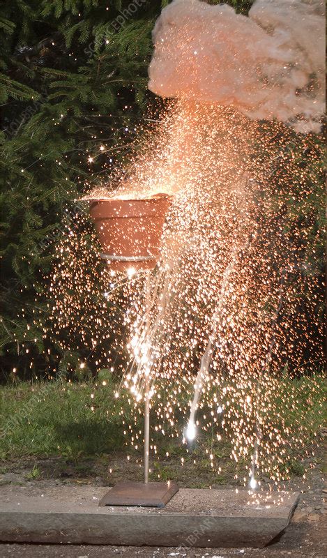 Thermite Reaction - Stock Image - C011/9134 - Science Photo Library