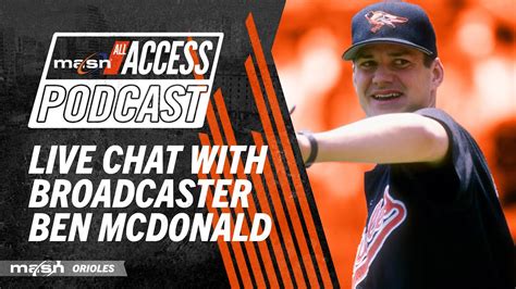 Live Q&A with Orioles broadcaster Ben McDonald | MASN All Access Podcast - YouTube