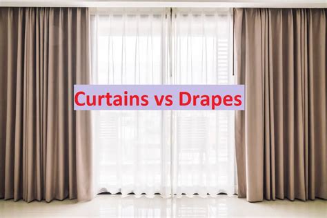 What Are The Differences between Curtains and Drapes? – Difference Camp