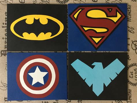 Superhero Canvas custom and handmade Super hero wall art | Etsy