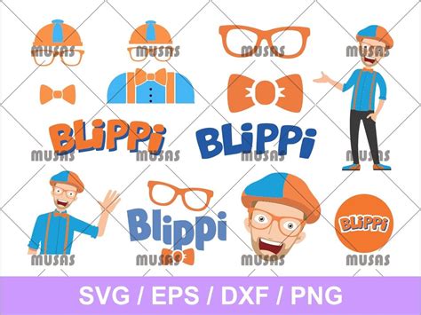 Blippi SVG | Vectorency | Svg, Silhouette studio designer edition ...