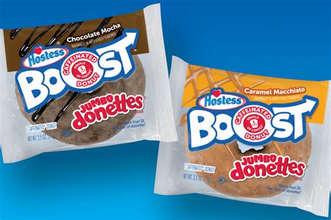 Hostess Boost Jumbo Donettes debut in two flavors – Chocolate Mocha and Caramel Macchiato