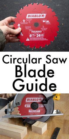 Circular Saw Blade Guide | Full Video... in 2021 | Circular saw blades, Woodworking hand tools ...