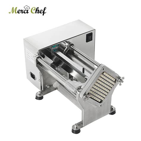 ITOP Electric Commercial Potato Chip Cutter French Fries Cutting Machine Stainless Steel ...