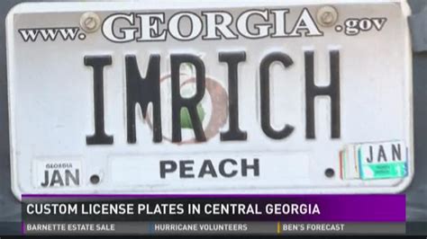 Behind the Plate: Vanity license plates in Central Georgia | 13wmaz.com