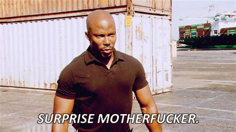 GIF | James Doakes' "Surprise Motherfucker" | Know Your Meme