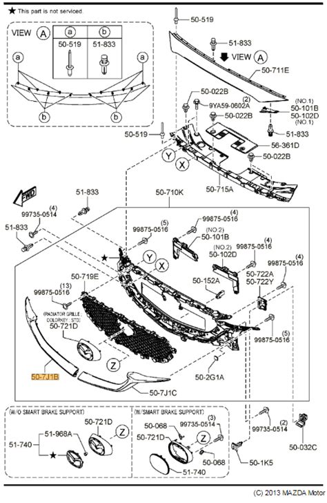 KB8A-50-7J1B - Molding RH - 2017-2020 Mazda CX-5 | Mazda Parts Factor