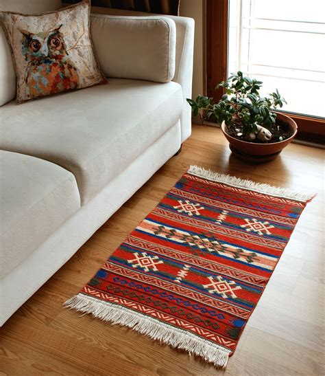 Small Rugs Small Area Rug - Anatolian Series - Red&Green | Area rug decor, Kitchen area rugs ...