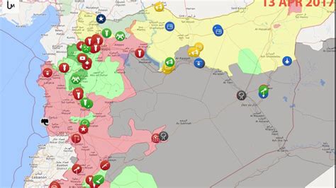 Animation map of situation in Syria since 21 November 2016 to 1 ...