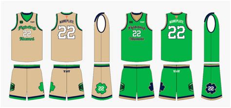 Notre Dame Basketball Uniforms, HD Png Download - kindpng