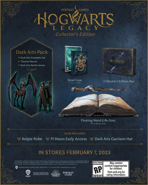 You can pre order the Hogwarts Legacy Collector's Edition tomorrow at 8 AM PT. Contents detailed ...