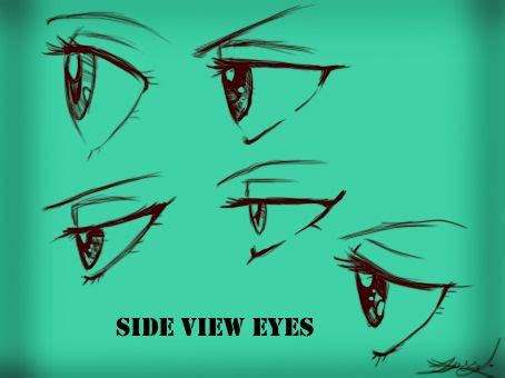 Side View Eyes (Female) by Kira09kj on DeviantArt | Anime side view, Manga eyes, Anime eyes